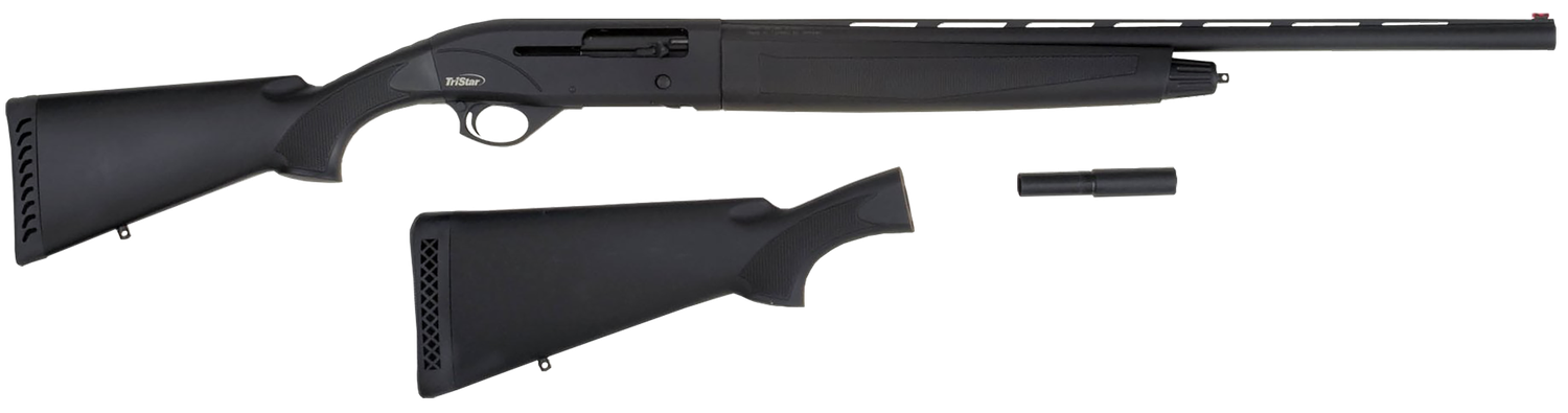 Tri-Star Field Semi-Auto Youth Shotgun 24130, 20 Gauge, 24 in w/2 in Ext, 3 in Chmbr, Black Syn Stock, Black Finish