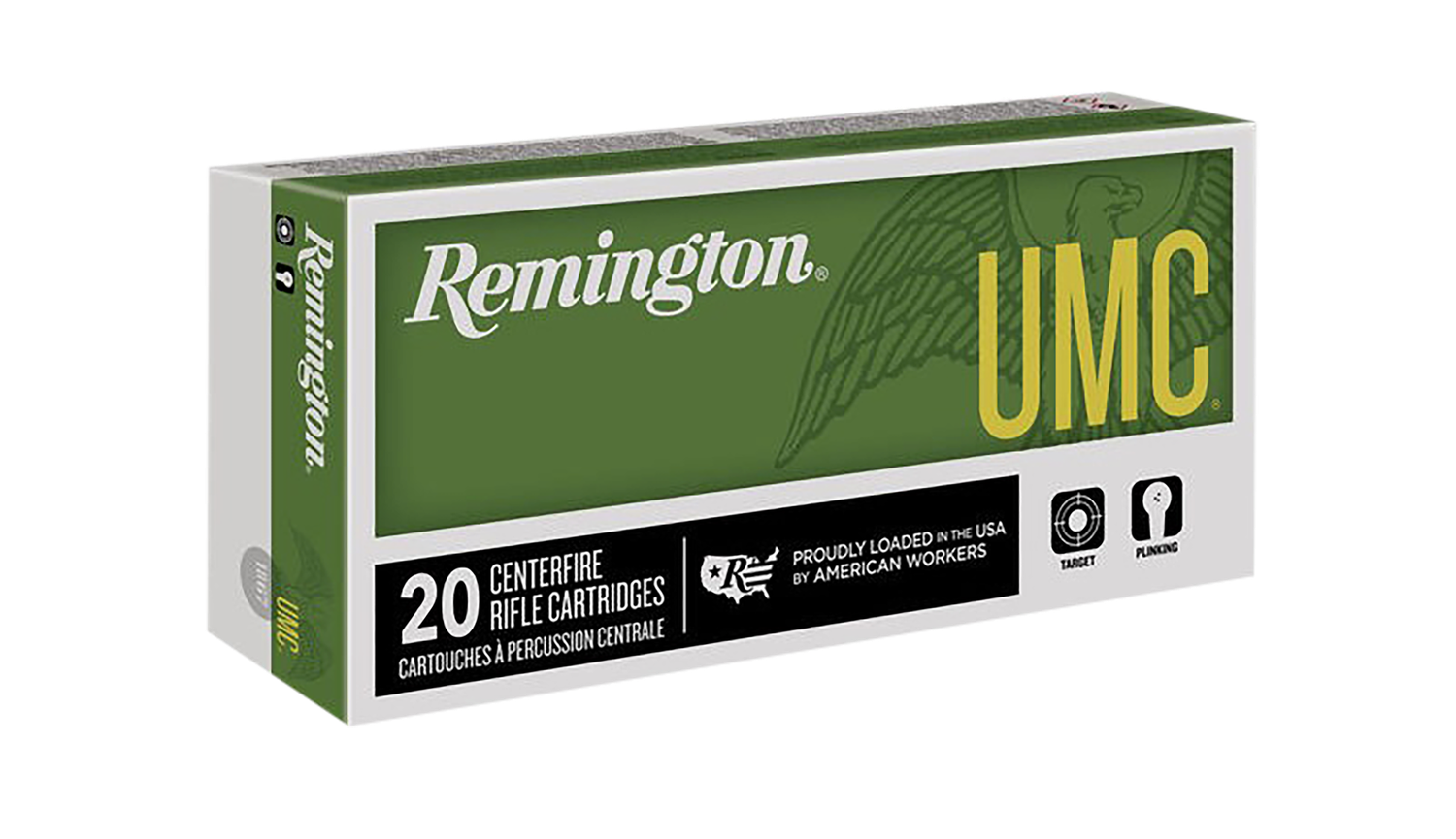 Remington UMC Rifle Ammunition 21203, 224 Valkyrie, Full Metal Jacket, 75 gr, 3000 fps, 20 Rd/Bx