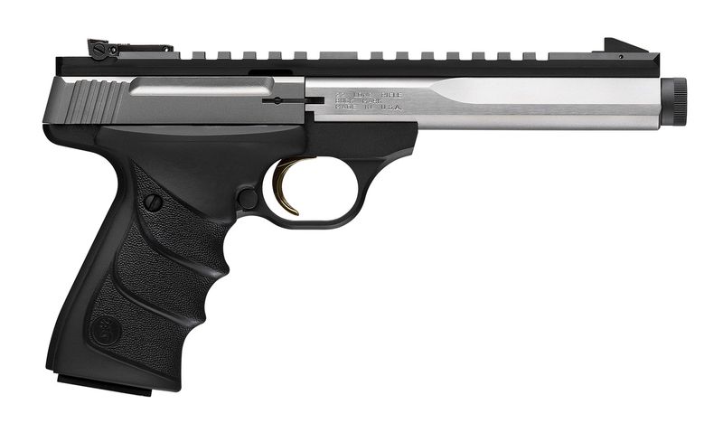 Browning Buck Mark Contour SR Pistol 051589490, 22 LR, 5.63in, Black URX Grips, Matte Black Finish, 10 Rds