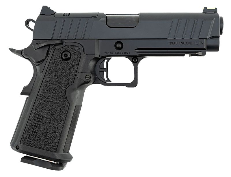 Tisas 1911 B9R Double Stack Optic Ready Pistol 12500018, 9mm Luger, 4.25in, QPQ Tenifer Cerakote Finish, 17 Rds