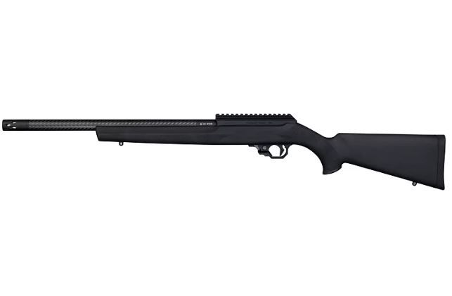 Volquartsen Superlite Rimfire Rifle VCR0327, 22 WMR, 16", Black Hogue Stock, Black Carbon Barrel, Rapid Release, 9+1