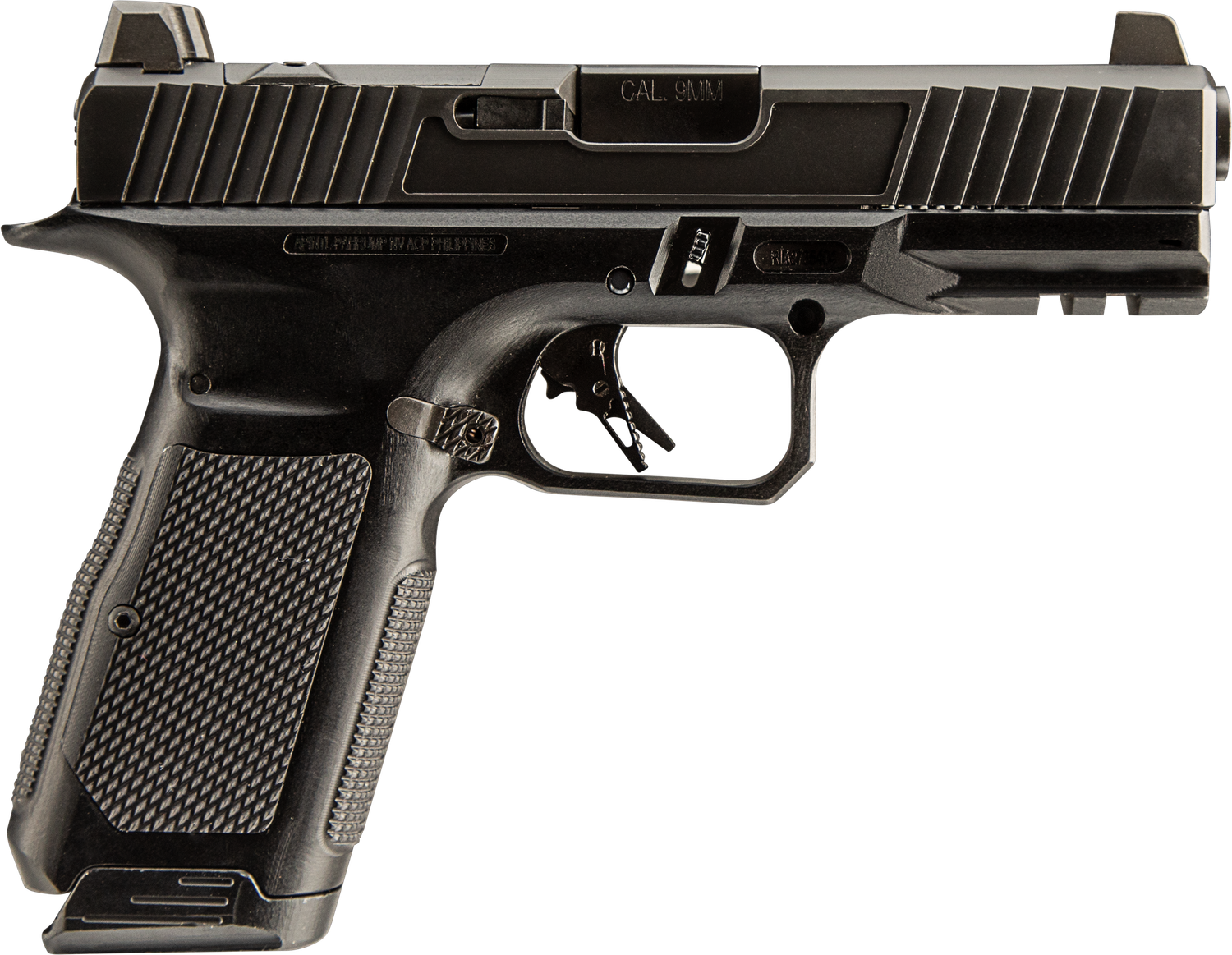 Rock Island Armory STK150 Pistol 56611, 9mm, 4.49in, Black Aluminum, Black Anodized Finish, 17 Rds