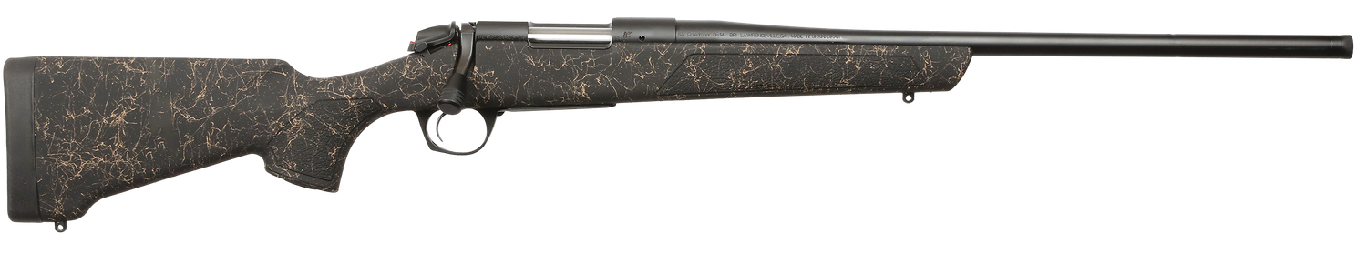 Bergara B-14 Stoke Bolt Action Rifle B14S901, 308 Win, 20", Black w/Tan Web SoftTouch Stock, Graphite Black Finish, 4 Rds