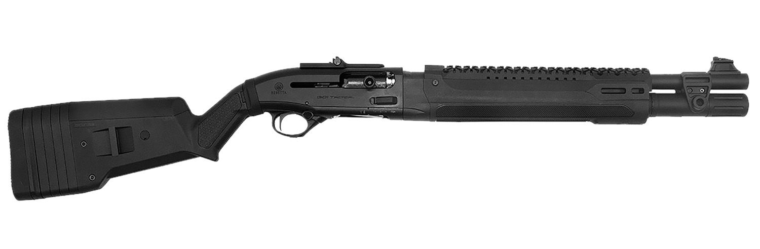 Beretta Beretta 1301 LTT Semi-Auto Shotgun LTT1301HBFRMBLK, 18.50", 3" Chmbr, Black Magpul Polymer Stock, 7 Rds
