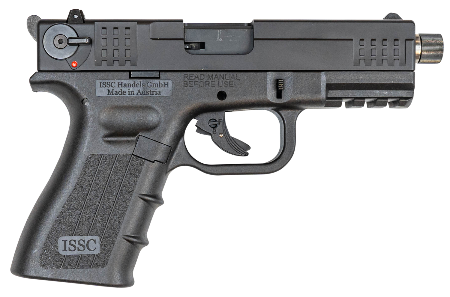 FMK M22 Gen 2 Pistol 111010, 22 LR, 4.10in, Black Textured Polymer Grips, Black Finish, 10 Rds