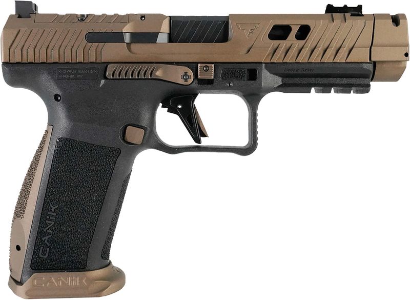 Century TTI Combat Optic Ready Pistol HG7864N, 9mm Luger, 4.60in, Aggressive Texture, Black Finish, 10 Rds