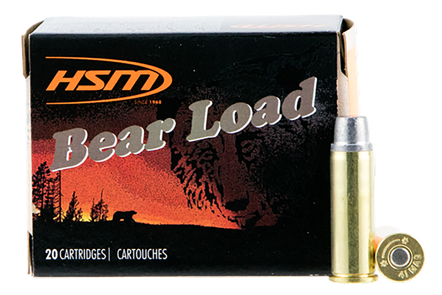 HSM Pistol Ammunition HSM414N, 41 Remington Magnum, Semi-Wadcutter, 230 GR, 1150 fps, 50 Rd/bx