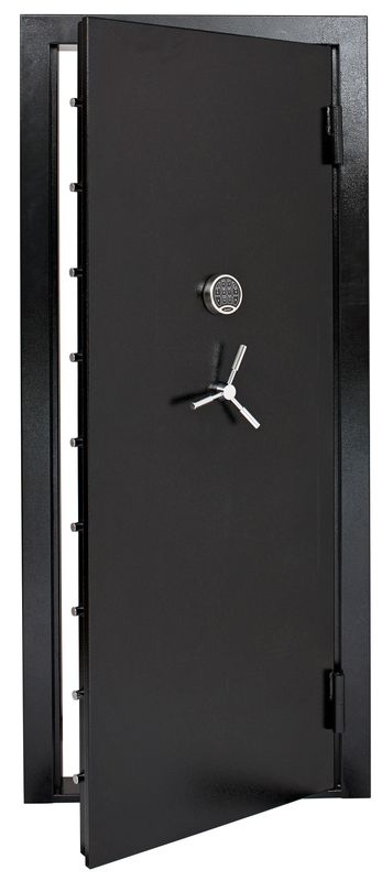 SnapSafe Out-Swing Vault Door, 32" x 80", Black (75419)