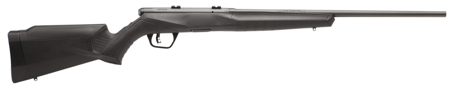 Savage B17 F Rimfire Rifle 70840, 17 HMR, 21", Bolt Action, Black Synthetic Stock, Matte Blued Finish, 10 Rds