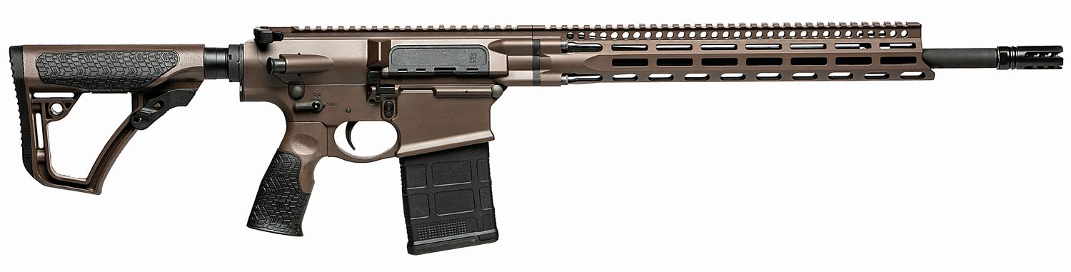 Daniel Defense DD5V4 Gen II, Semi-Auto Rifle 0215820057047, 6.5 Creedmoor, 18", SoftTouch Overmolding Stock, M-LOK Handguard, Brown Cerakote, 20 Rds