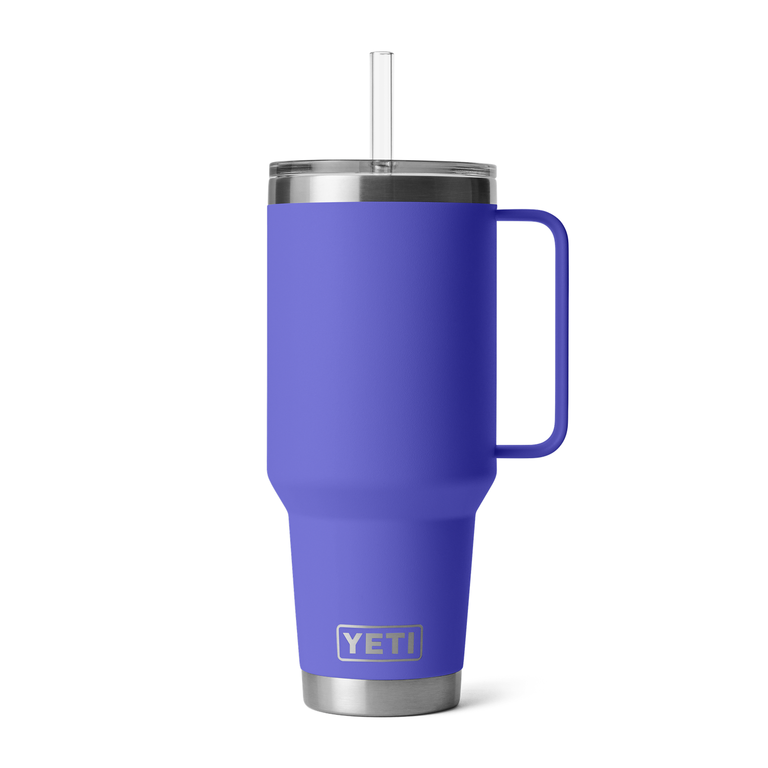 Yeti Rambler 42oz Travel Mug w/ Straw Lid (21071504797) Stainless Steel, Ultramarine Violet