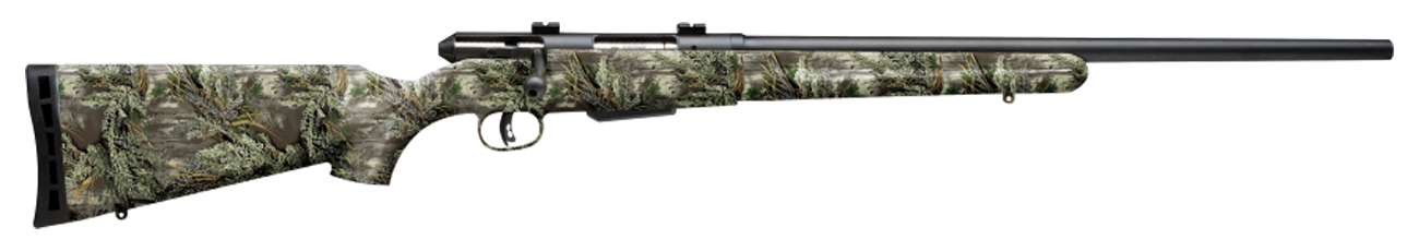 Savage Walking Varminter Rifle 19978, 17 Hornet, 22 in, Camo Stock, Blued Finish