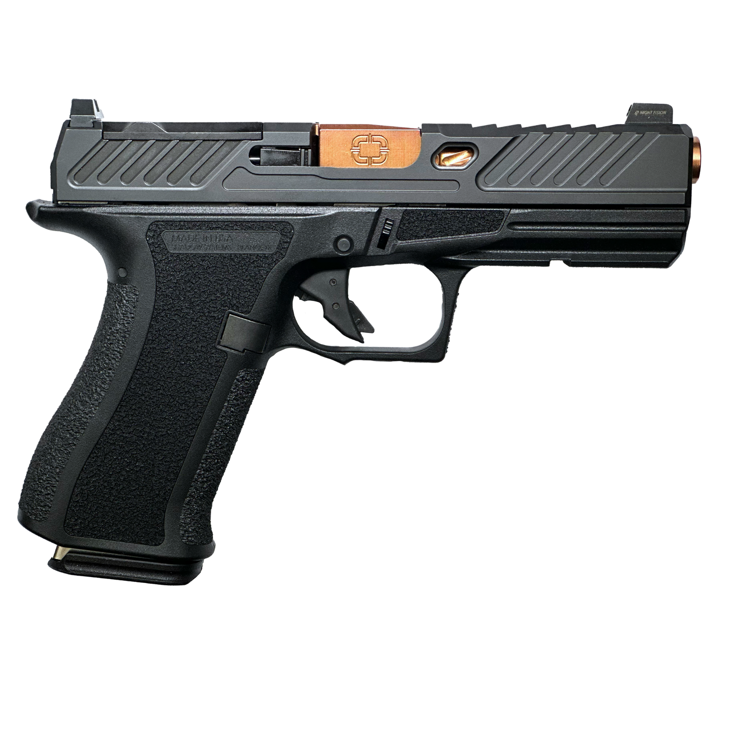 Shadow Systems CR920XL Elite Optic Ready Pistol SS-5055, 9mm, 4.18in, Black Frame Grips, 10 Rds