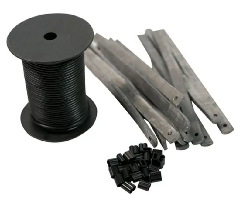 Zink Decoy Rigging Kit, 200' PVC Deocy Line, 12 4oz Strap Weights (ZNKAY021W)