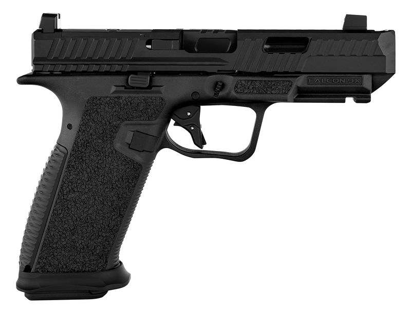 LIVE FREE ARMORY Falcon 9XC Optic Ready Pistol LF9C92011, 9mm Luger, 4.02in, Black Aluminum Backstrap, Elite Black Cerakote Finish, 17 Rds