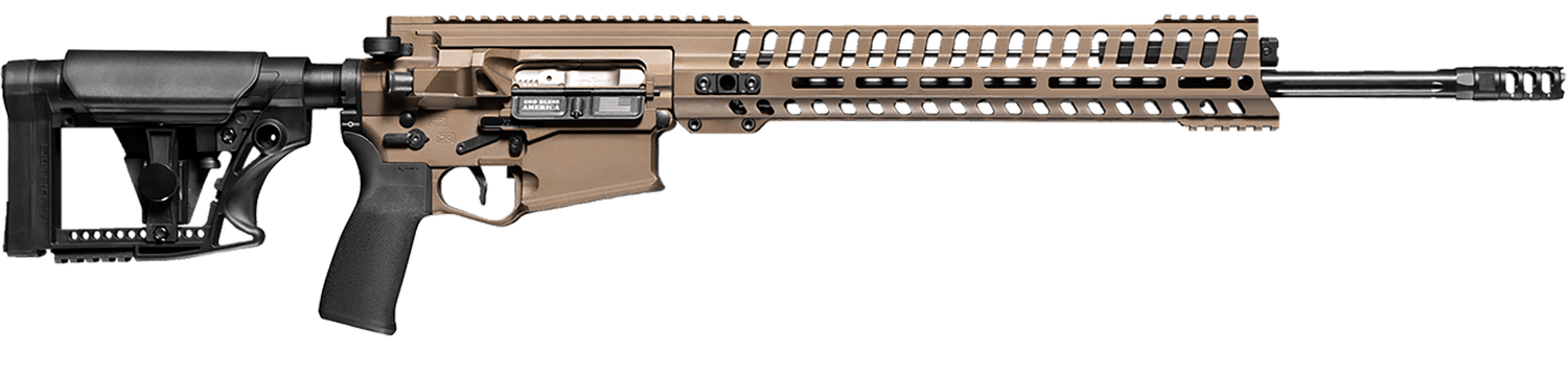 POF Revolution Gen4 Semi-Auto Rifle 01565, 6.5 Creedmoor, 20", Adjustable Magpul PRS Stock, Burnt Bronze Finish, 20 Rds
