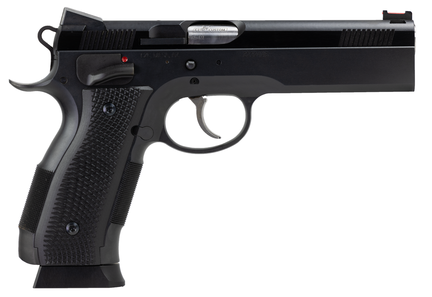 CZ A01 LD Pistol 91731, 9mm, 4.90", Polymer Grips, Blued Steel Finish, 19 Rds