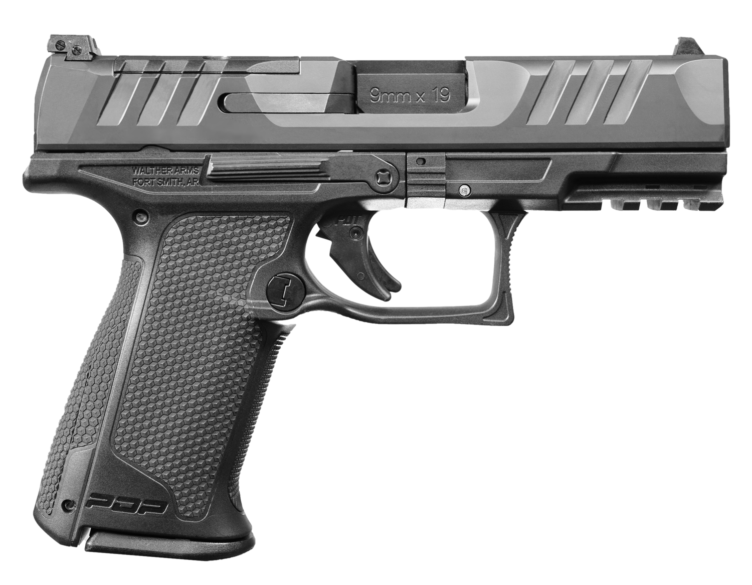 Walther PDP F-Series Striker Fire Pistol 2871831, 9mm, 4", Polymer Grips, Black Finish, 10 Rds