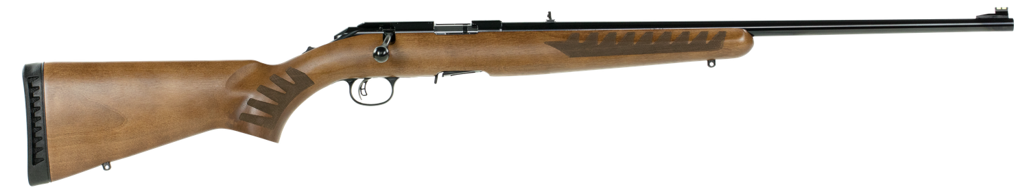 Ruger American Rimfire Rifle 8329, 22 LR, 22 in, Wood Stock, Black Finish, 10 Rd