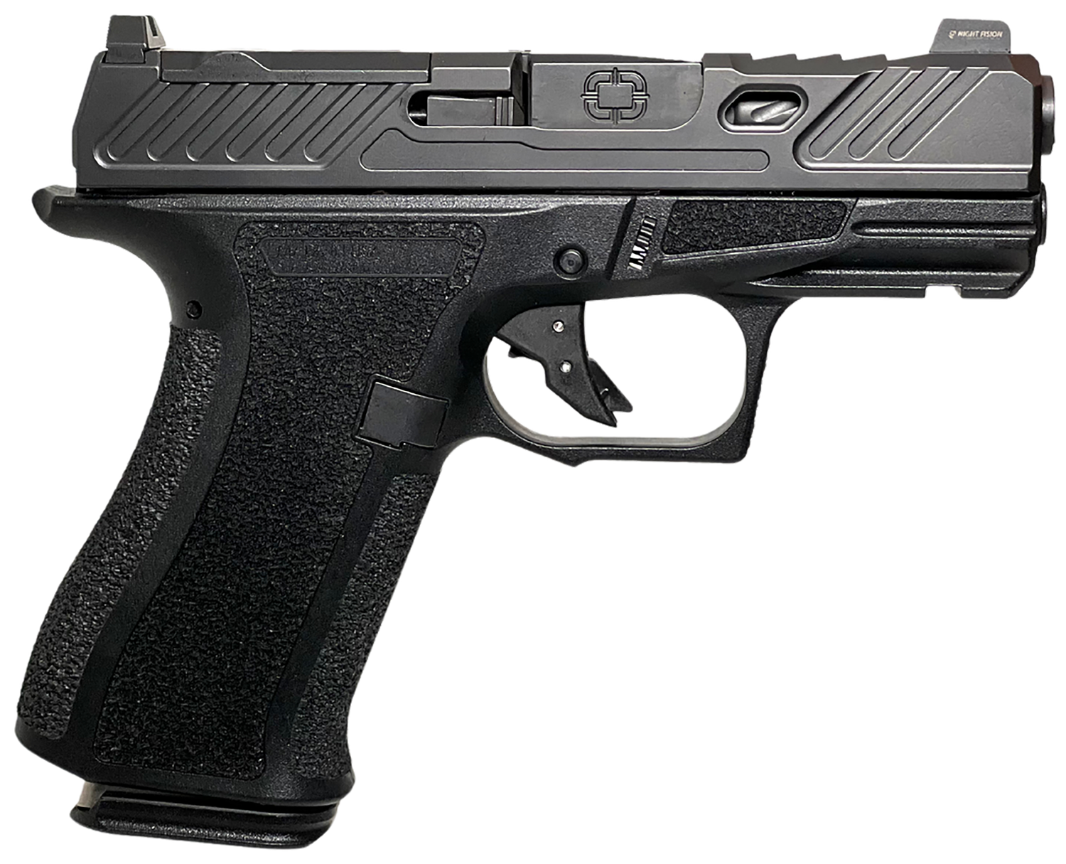 Shadow Systems CR920X Elite Optic Ready Pistol SS5012, 9mm Luger, 3.41in, Black Interchangeable Backstrap, Black Finish, 15 Rds