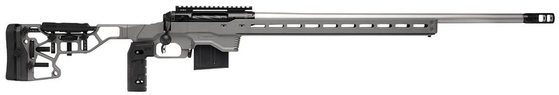 Savage 110 Elite Precision Rifle 57558, 6mm Creedmoor, 26", Gray Cerakote Adjustable MDT ACC Aluminum Chassis Stock, 10 Rds