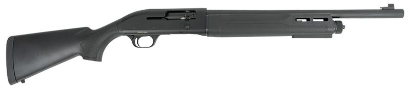 Tokarev TTF Titan Semi-Auto Shotgun 21000118, 12 Gauge, 18.50", 3" Chmbr, Black Anodized Fixed Black Synthetic Stock, 4 Rds