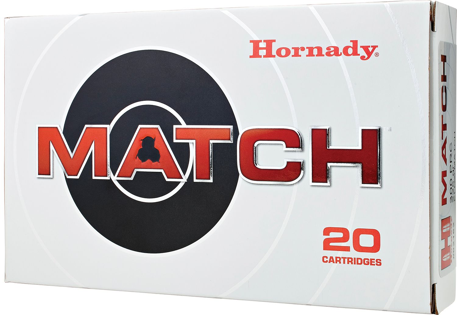 Hornady Match Rifle Ammunition 81421, 25 Creedmoor, ELD-M, 134 GR, 2800 FPS, 20 Rd/Bx