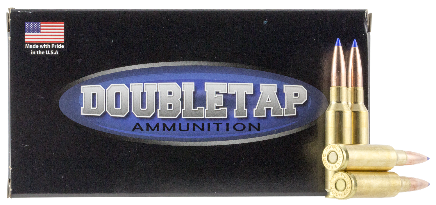 DoubleTap Ammunition Longrange Rifle Rifle Ammunition 65CM127X, 6.5 Creedmoor, DT Lead Free, 127  GR, 2850  fps, 20 Rd/bx