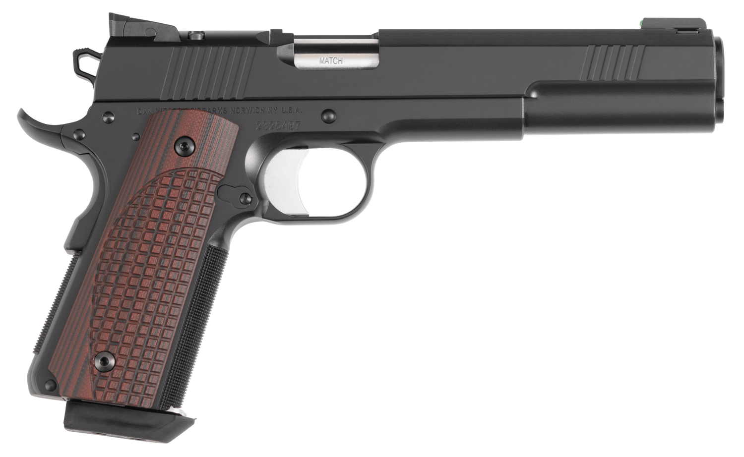 Dan Wesson Bruin Pistol 01793, 10mm, 6", G10 Grips, Optic Ready, Black Duty Finish, 8 Rds