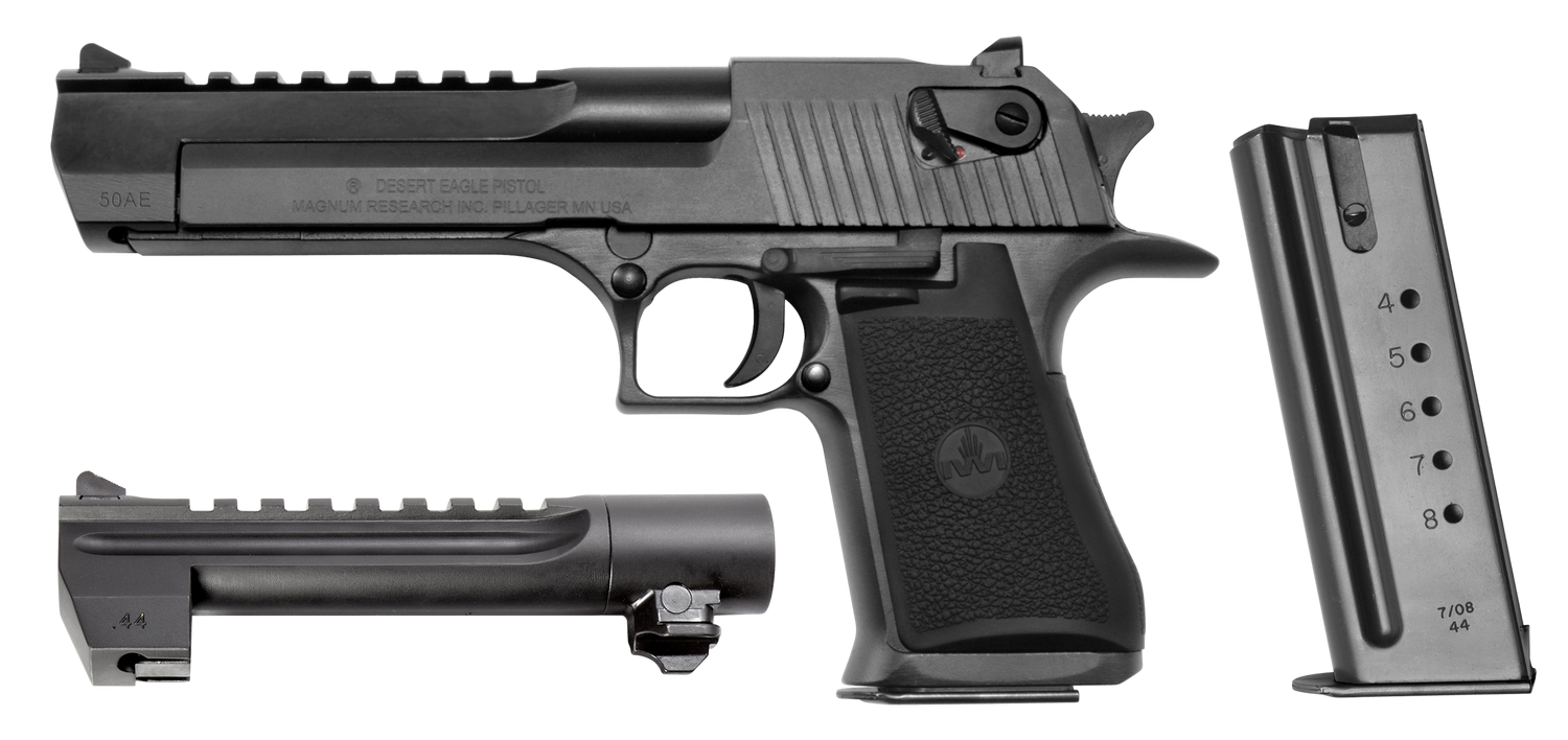 Magnum Research Desert Eagle Mark XIX Conversion Combo Pistol DE50WB6, 44 Rem Mag/50 AE, 6", 7 Rds