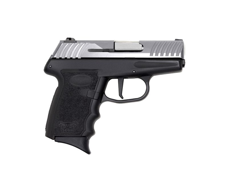 SCCY Industries DVG-1 Pistol DVG1TTBK, 9mm Luger, 3.10in, Black Finger Grooved Polymer, Black Finish, 10 Rds
