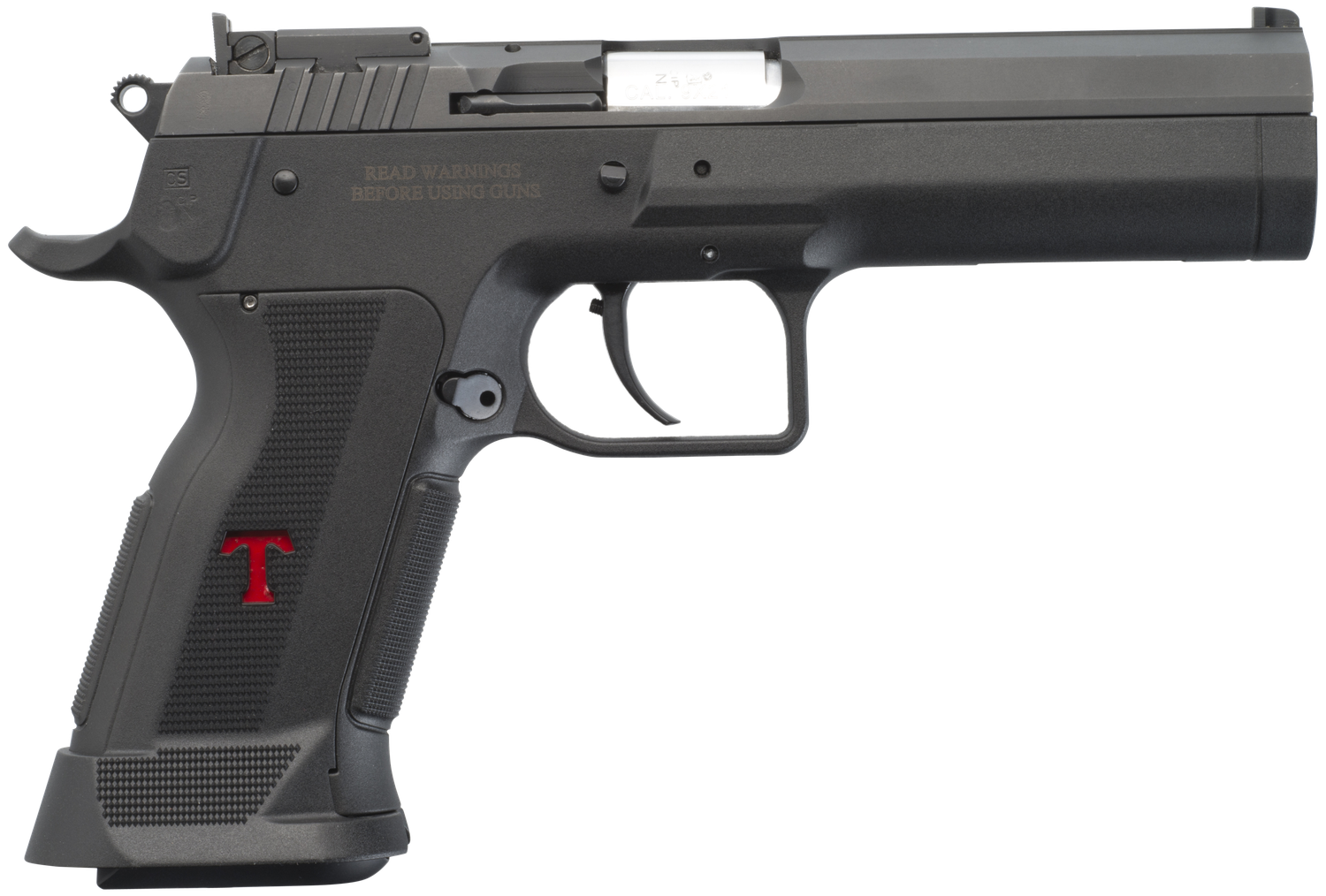 EAA Limited Custom P Pistol TFLIMPROP10, 10mm Auto, 4.76in,  Black Polymer Grips, Black Finish, 14 Rds