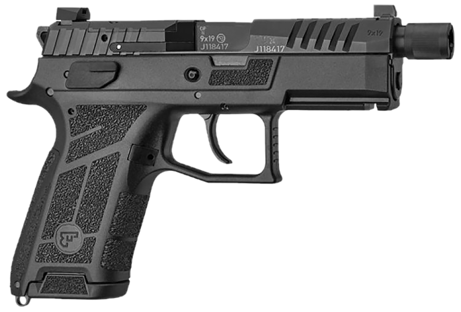 CZ-USA P-09 C Nocturne SR Optic Ready Pistol 91661, 9mm Luger, 4.50in, 17 Rds