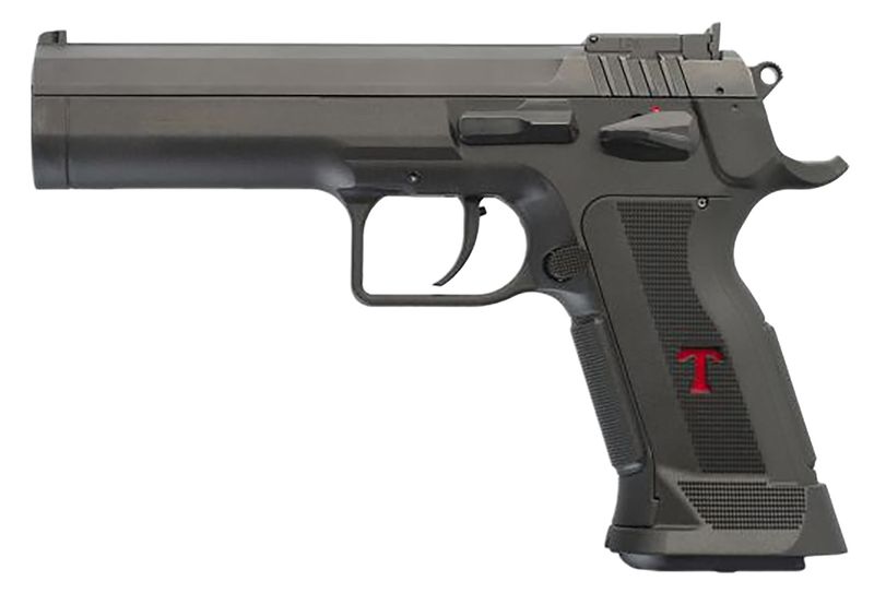 EAA Limited Custom Pistol TFLIMPROP9, 9mm Luger, 4.76in, Textured Grips, Black Finish, 19 Rds