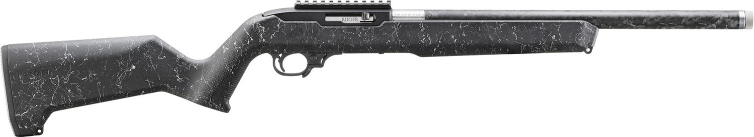 Ruger 10/22 Rifle 31235, 22 Long Rifle, 18.1" in Carbon Fiber Threaded, Magpul Hunter X-22 Stock, Stainless Finish