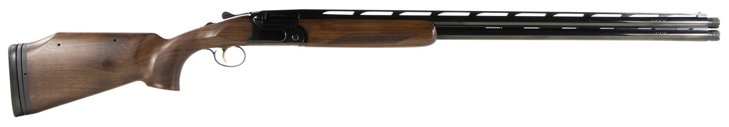 CZ-USA All American Shotgun 06586, 12 Gauge, 32", 3" Chmbr, Adj. Comb, Turkish Walnut, Gloss Blued Finish