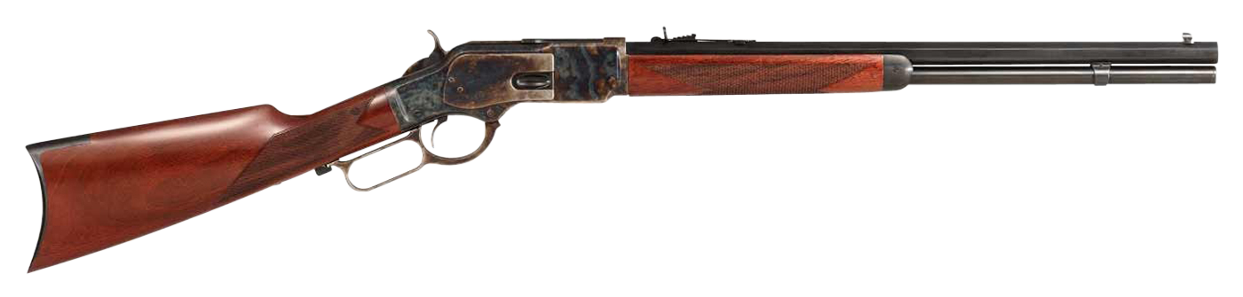 Taylors 1873 Comanchero Lever Action Rifle 2043COM, 357 Mag, 20", Walnut Stock, Case Hardened Finish, 10 Rds