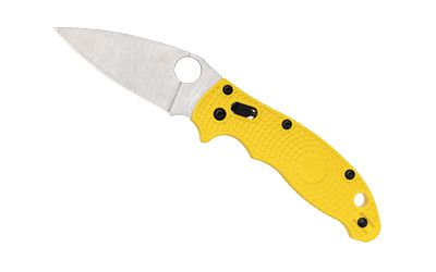 Spyderco Manix 2 Lightweight Yellow FRCP Handle, CPM Magna Cut Blade, Folding Knife (C101PYL2)