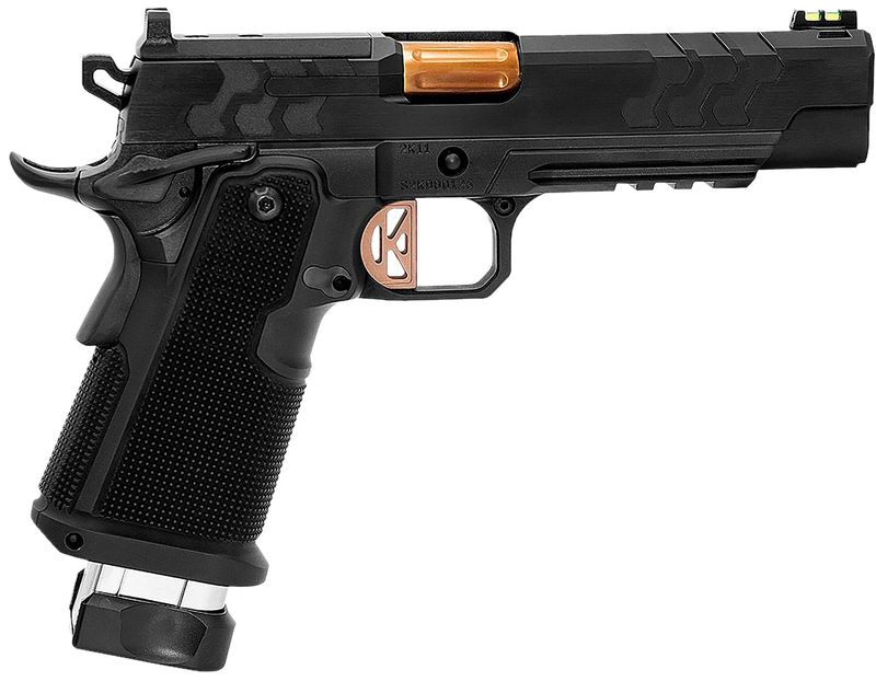 Kimber 2K11 Double Stack 1911 Pistol, 3500051, 9mm, 5", Aluminum Grips, High Polish Coyote PVD Barrel, DLC Coating, 20+1