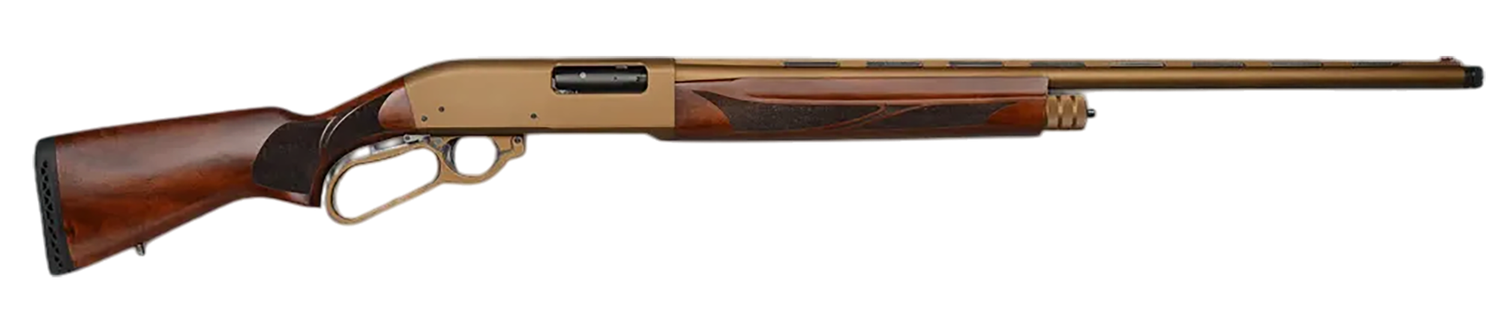 GForce Refuge Lever Shotgun GFLVR1228WBNZ, 12 Gauge, 28", 3" Chmbr, Turkish Walnut Stock, 4 Rds