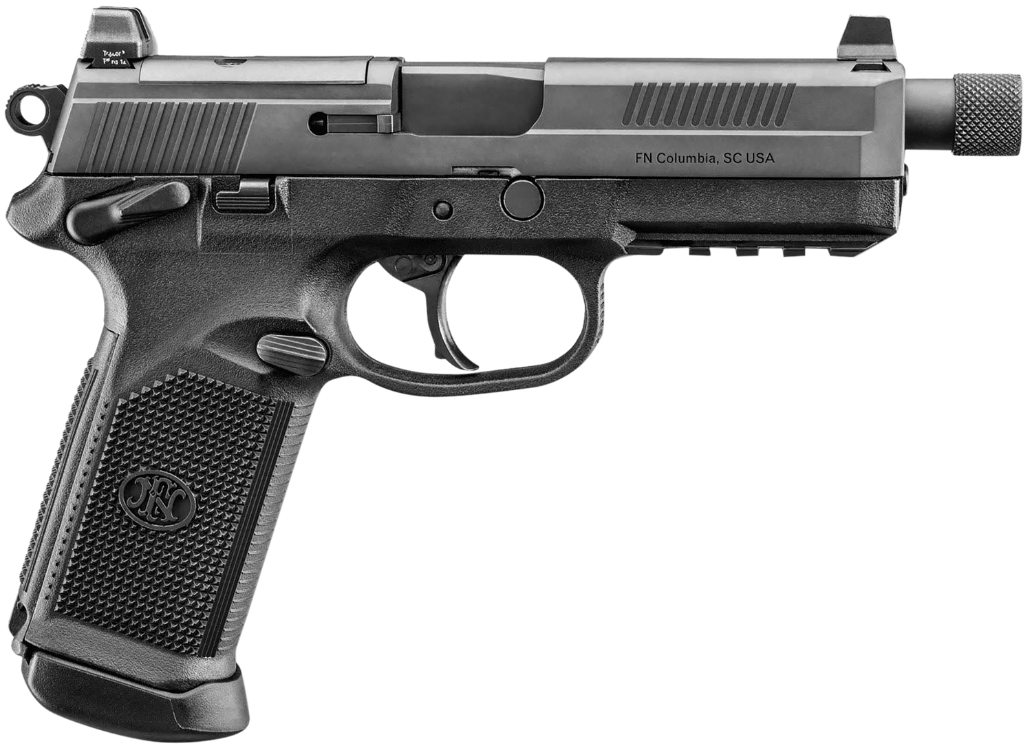 FN Herstal FNX w/Optic Optic Ready Pistol 66102271, 45 ACP, 5.30in, Matte Black Finish, 15 Rds