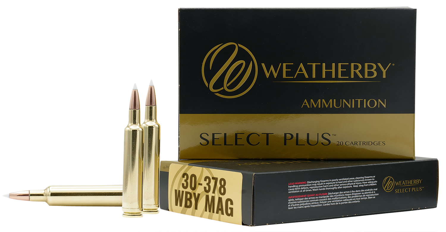 Weatherby Rifle Ammunition B303180TTSX, 30-378 Weatherby Mag, Barnes Tipped TSX, 180 GR, 3360 fps, 20 Rd/Bx