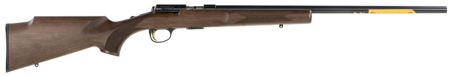 Browning T-Bolt Rimfire Target/Varmint Rifle 025176270, 17 HMR, 22" Heavy Varmint, Bolt Action, Satin Walnut Stock, Blue Finish