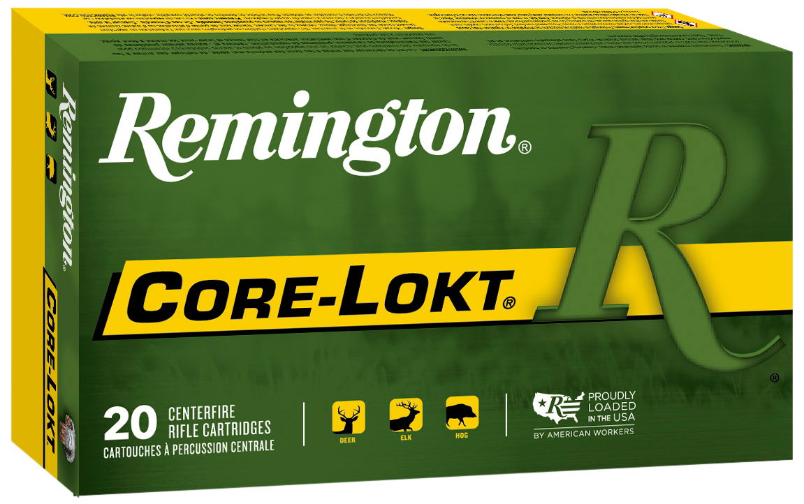 Remington Core-Lokt Rifle Ammunition 20012, 350 Legend, Soft Point Core Lokt, 180 gr, 2100 fps, 20 Rd/Bx