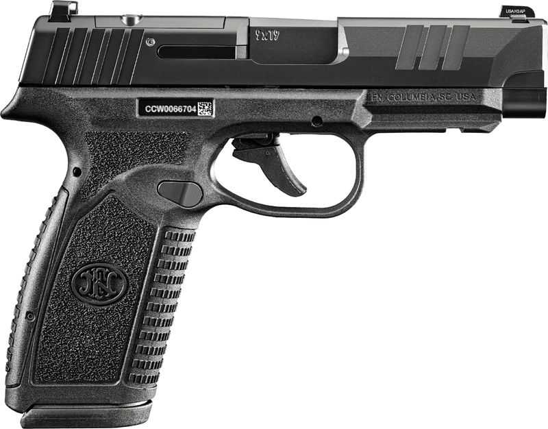 FN Herstal Reflex XL MRD Optic Ready Pistol 66101763, 9mm, 3.80in, Interchangeable Backstrap Grips, Black Finish, 10 Rds