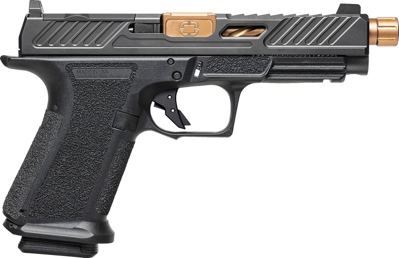 Shadow Systems MR920L Elite Optic Ready Pistol SS1025, 9mm Luger, 5in, Black Interchangeable Backstrap, Black Finish, 15 Rds