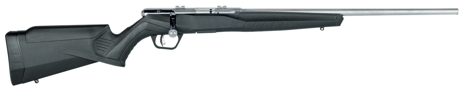 Savage B17 FVSS Bolt Action Rifle 70802, 17 Hornady Mag Rimfire, 21", Black Synthetic Stock, Stainless Finish, 10 Rds