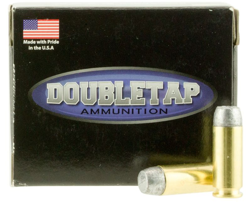 DoubleTap Hunter Self Defense Pistol Ammunition 10MM200HC, 10mm Auto, Hard Cast Solid, 200  GR, 1300  fps, 20 Rd/bx