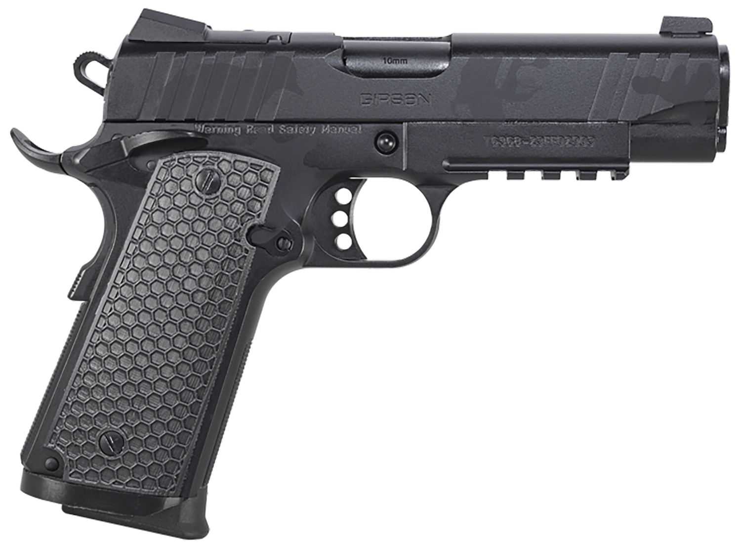 EAA MC1911 C Influencer Optic Ready Pistol 391154, 45 ACP, 4.40in, Black Polymer Grips, Black Camo Finish, 8 Rds