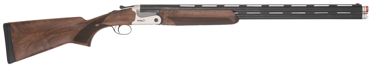 TriStar Cypher X Over/Under Shotgun 33172, 16 Gauge, 28", 3" Chmbr, Lightweight Stainless Aluminum Rec, Deluxe Walnut Furniture, Fiber Optic Sight